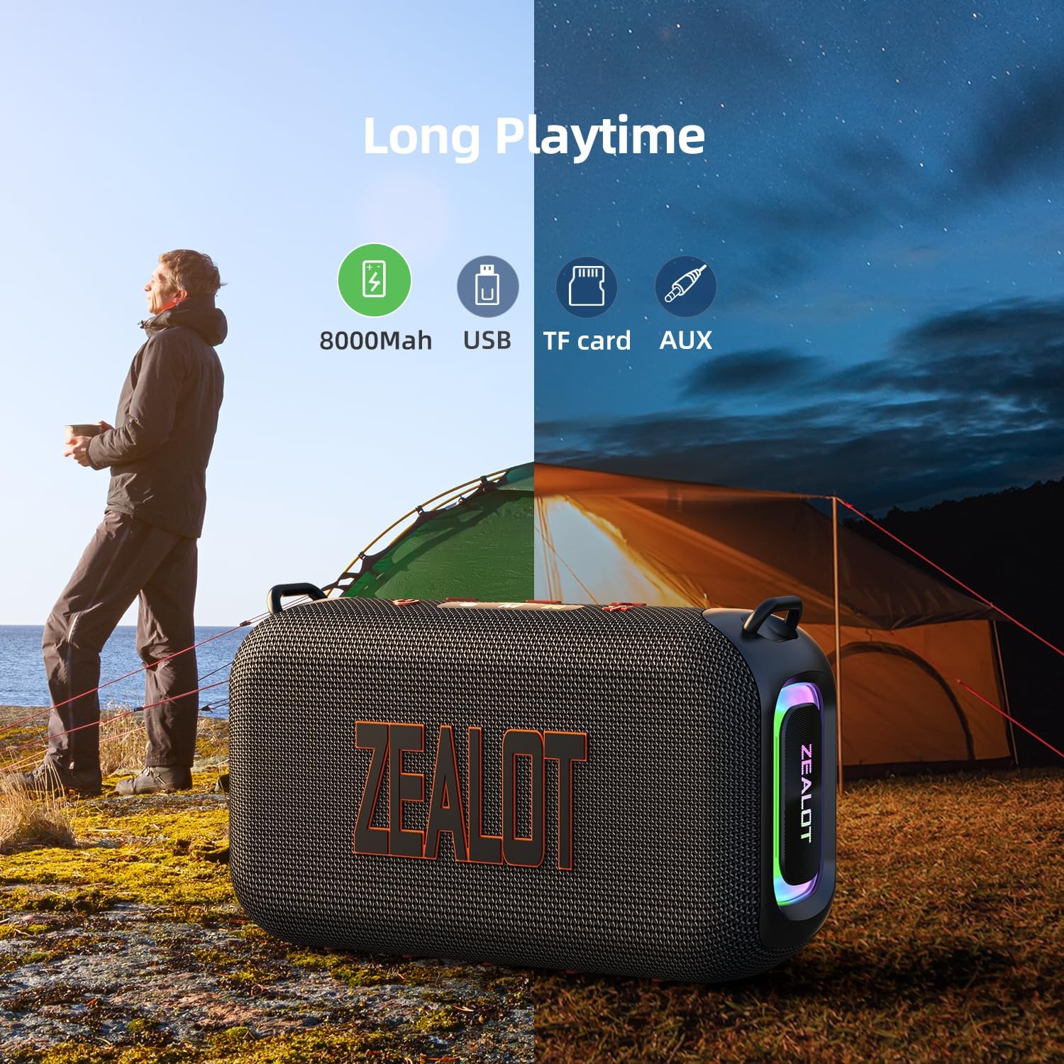 Home/home outdoor portable speakers, wireless dual configuration, travel speakers,