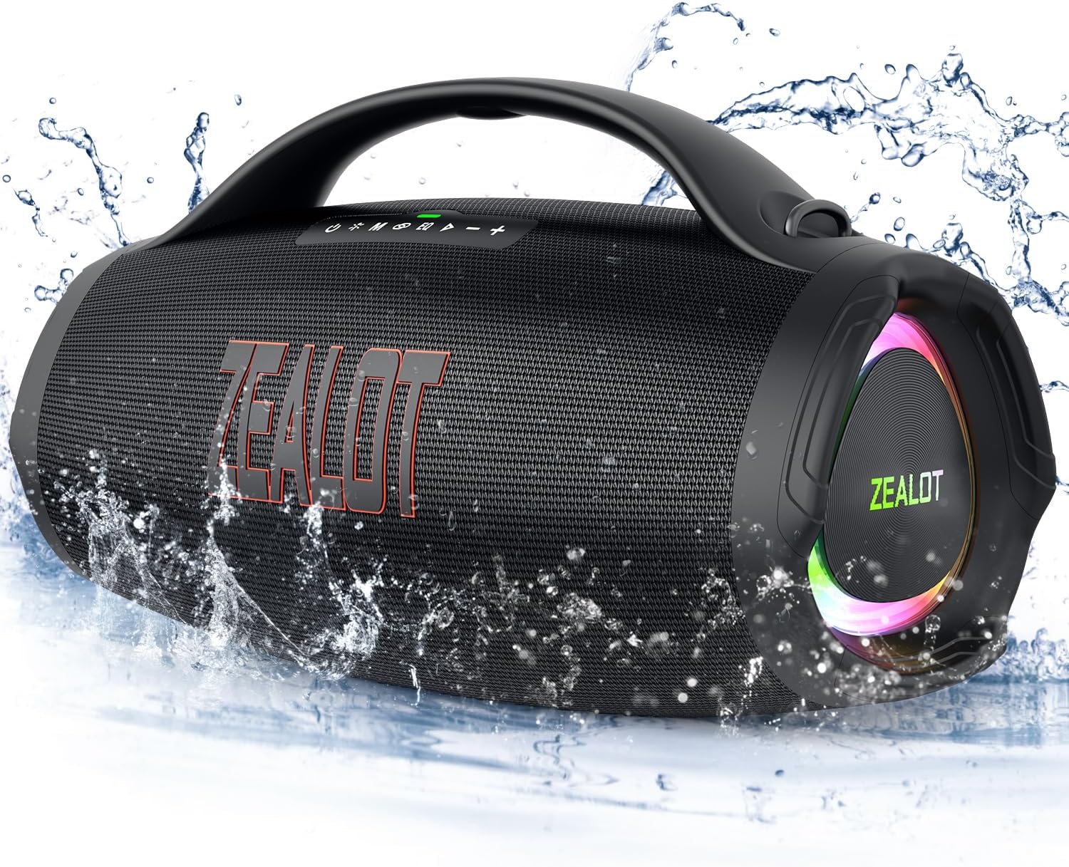 Portable Bluetooth speaker, suitable for home, outdoor, party, travel-ZEALOT