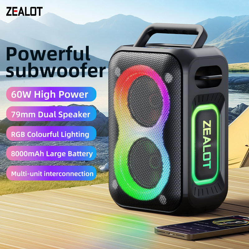 New PT02 outdoor enhanced 3D bass surround speaker