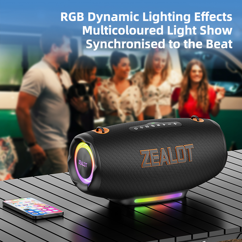 100W Portable Speaker 3D Surround Subwoofer