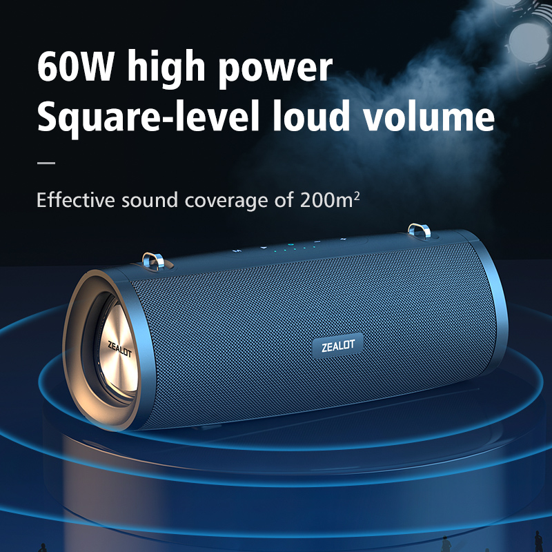Outdoor wireless portable Bluetooth speaker, long-lasting battery, supports serial port pairing function